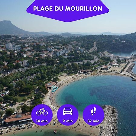 Bao Location - Ideal Pro & Groupe - Calme - Lumineux - Wifi - Terrasse - Jardin - Plage A 2Km - Proche Centre Ville, Gare, Commerces - Parking Prive Toulon Bagian luar foto